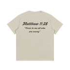 Matthew 11:28 Written T-Shirt