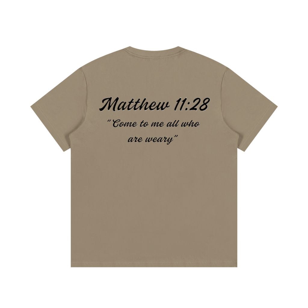 Matthew 11:28 Written T-Shirt