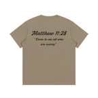 Matthew 11:28 Written T-Shirt