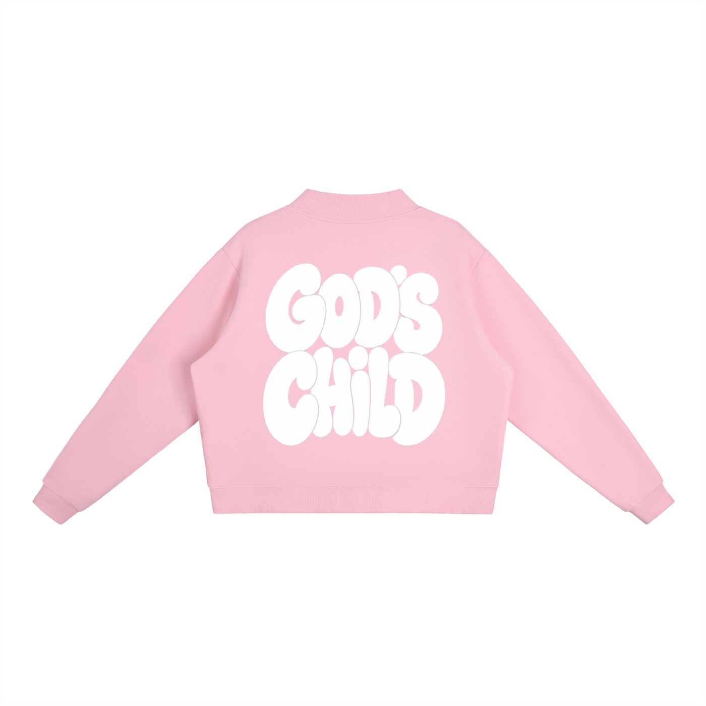 God's Child Essential Fleece Mock-Neck Crew Sweatshirt