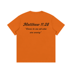 Matthew 11:28 Written T-Shirt