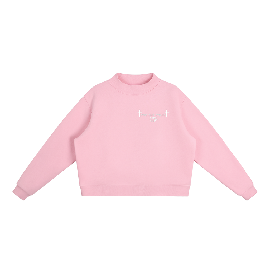 God's Child Essential Fleece Mock-Neck Crew Sweatshirt