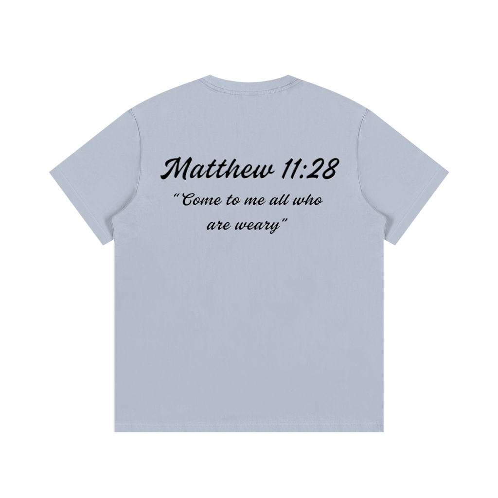 Matthew 11:28 Written T-Shirt