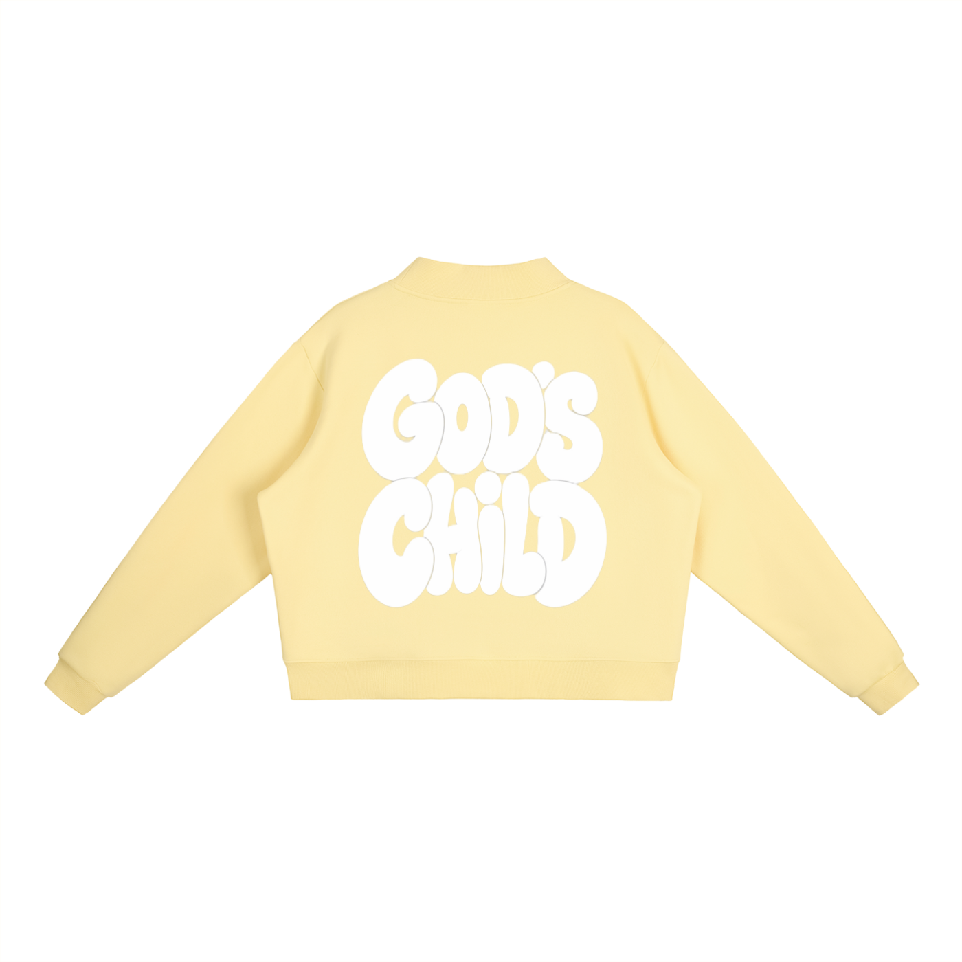 God's Child Essential Fleece Mock-Neck Crew Sweatshirt