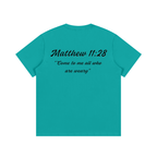 Matthew 11:28 Written T-Shirt