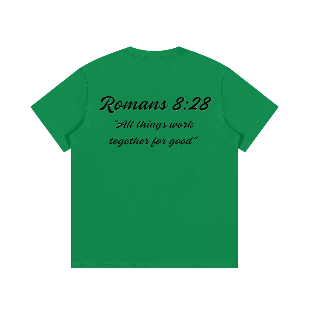 Romans 8:28 Written T-Shirt