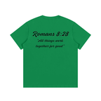 Romans 8:28 Written T-Shirt