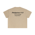 Philippians 4:13 Essential Cotton Boxy T-Shirt