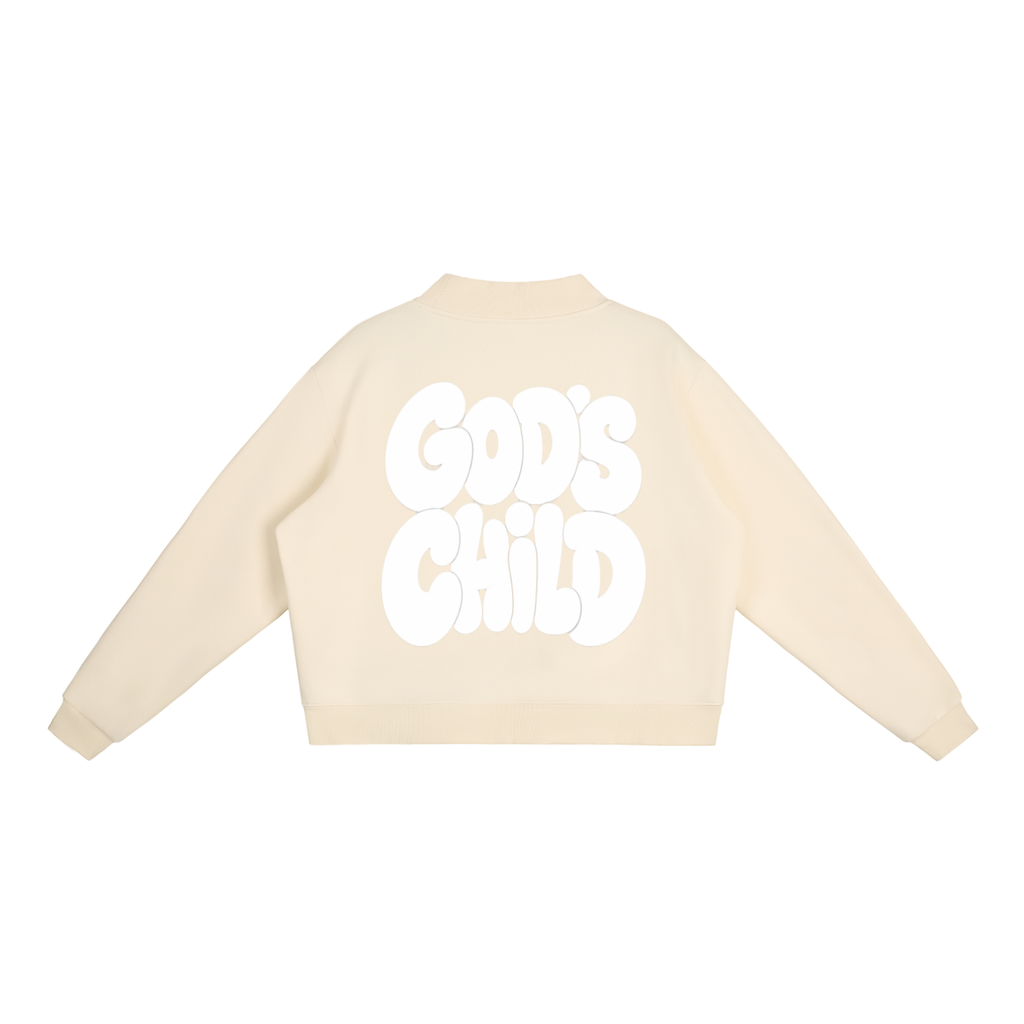 God's Child Essential Fleece Mock-Neck Crew Sweatshirt