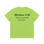 Matthew 11:28 Written T-Shirt
