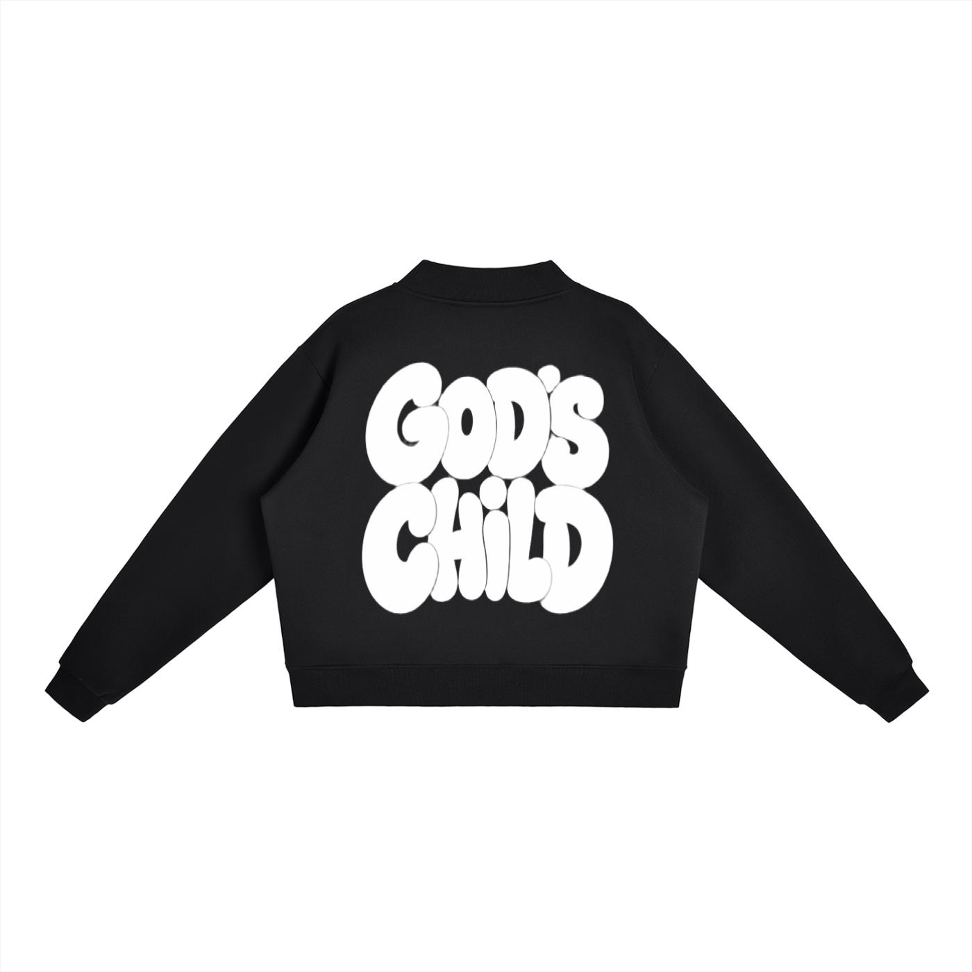 God's Child Essential Fleece Mock-Neck Crew Sweatshirt