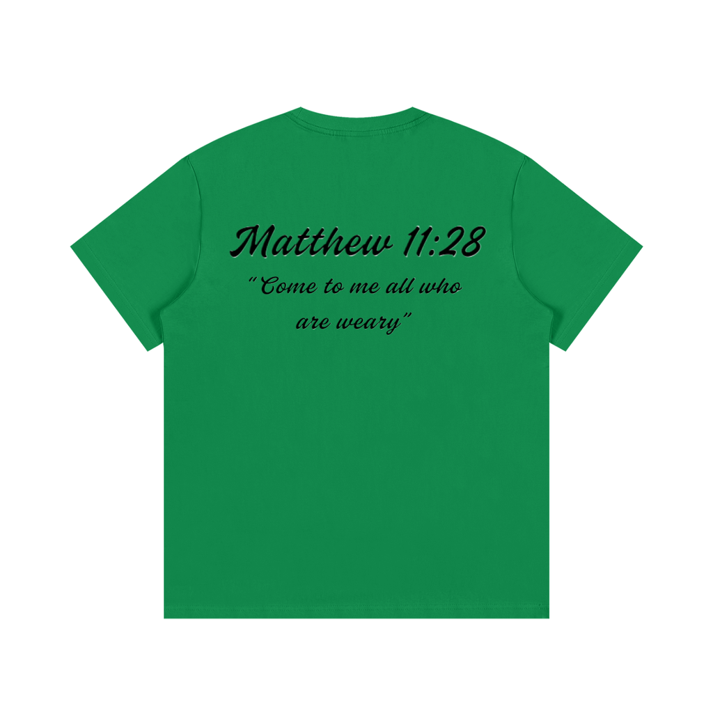 Matthew 11:28 Written T-Shirt