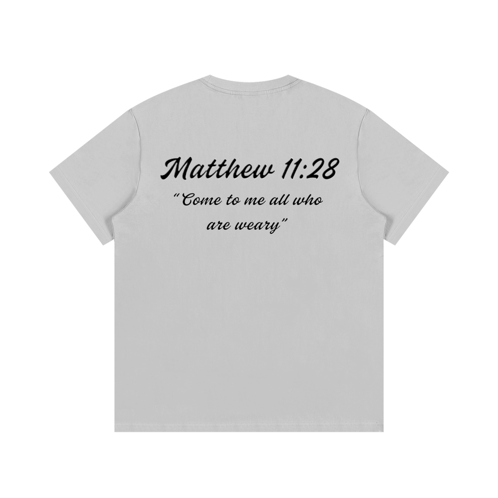 Matthew 11:28 Written T-Shirt