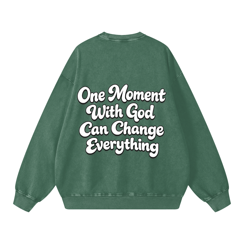 One Moment with God Crewneck
