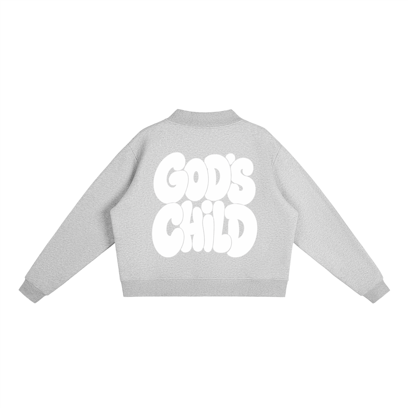 God's Child Essential Fleece Mock-Neck Crew Sweatshirt