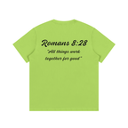 Romans 8:28 Written T-Shirt