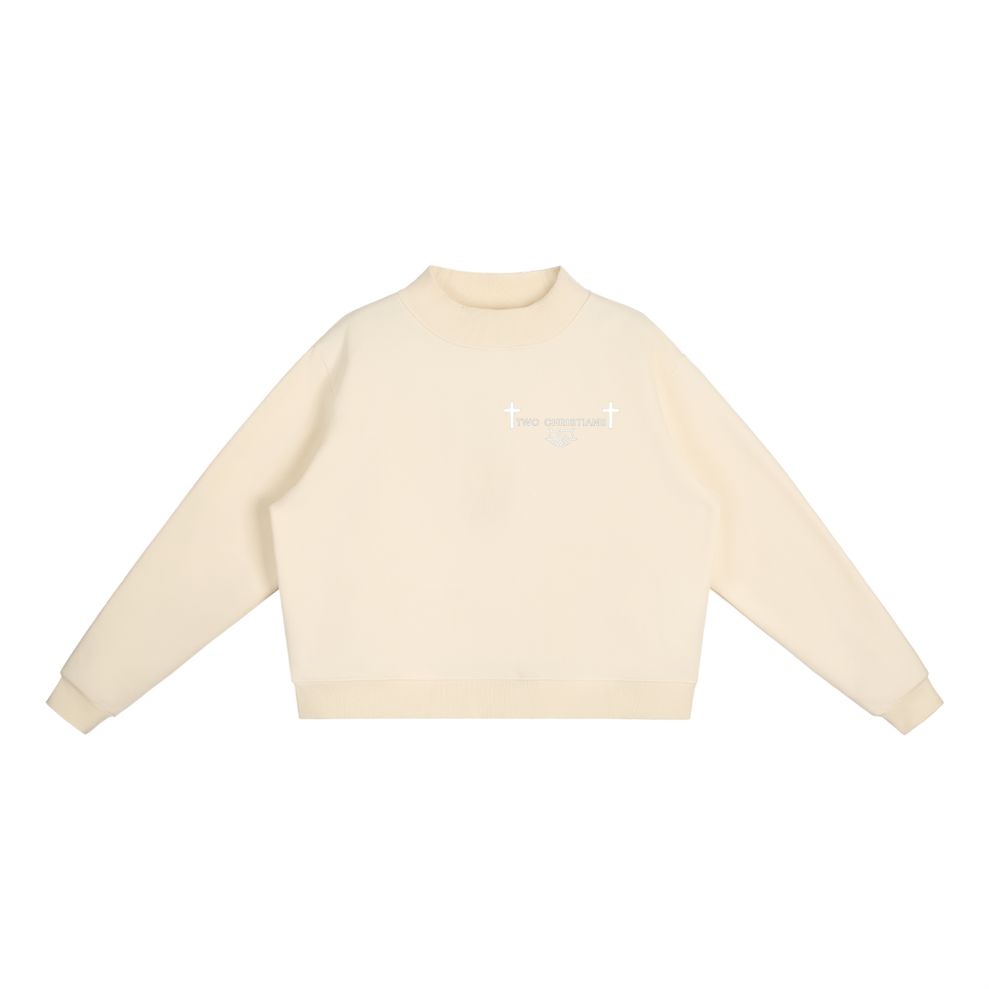 God's Child Essential Fleece Mock-Neck Crew Sweatshirt