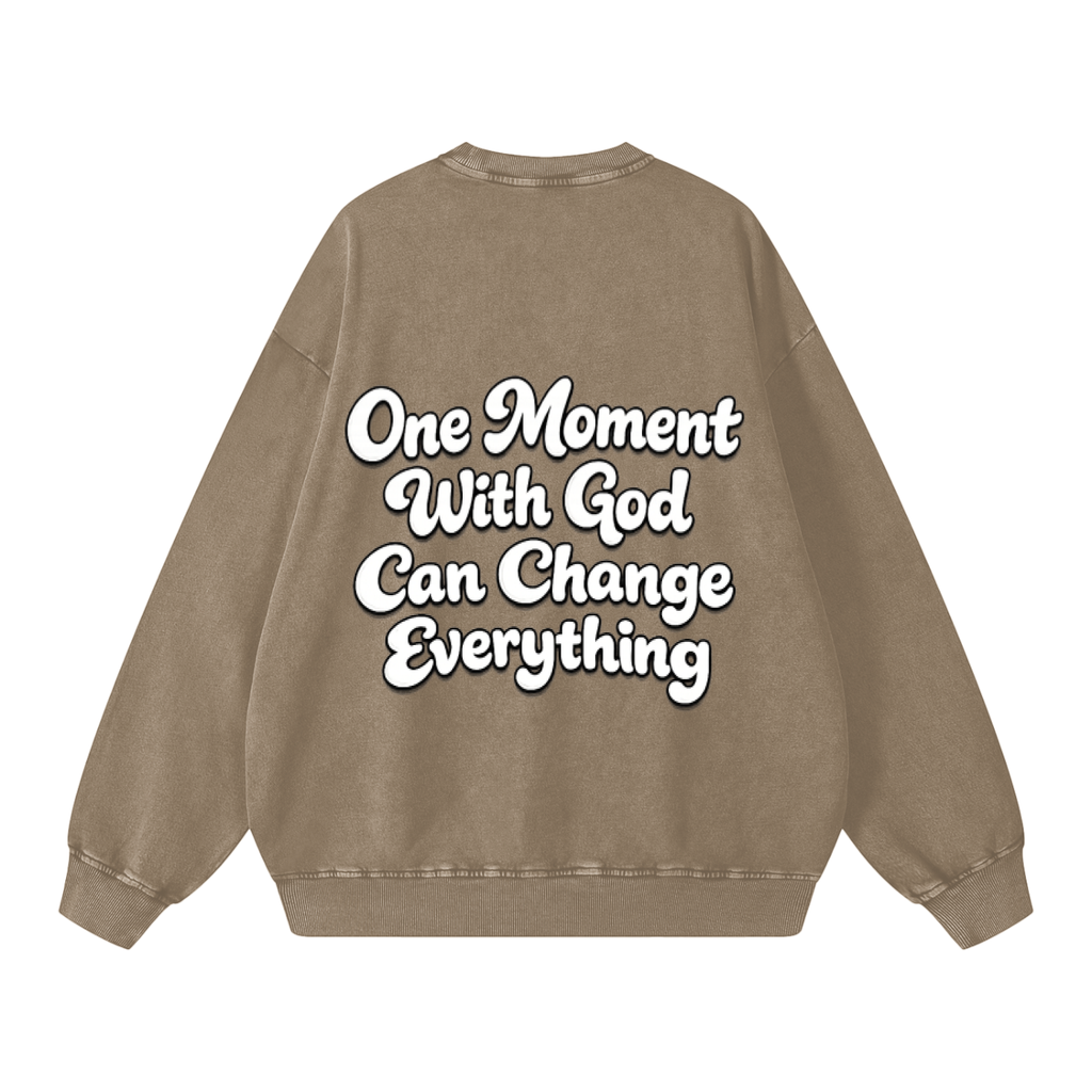 One Moment with God Crewneck