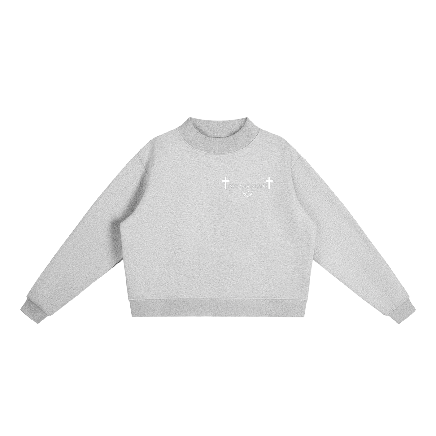 God's Child Essential Fleece Mock-Neck Crew Sweatshirt